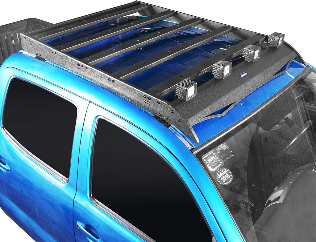 Steel Roof Rack Cargo Carrier for Toyota Tacoma Double Cab Truck E88628