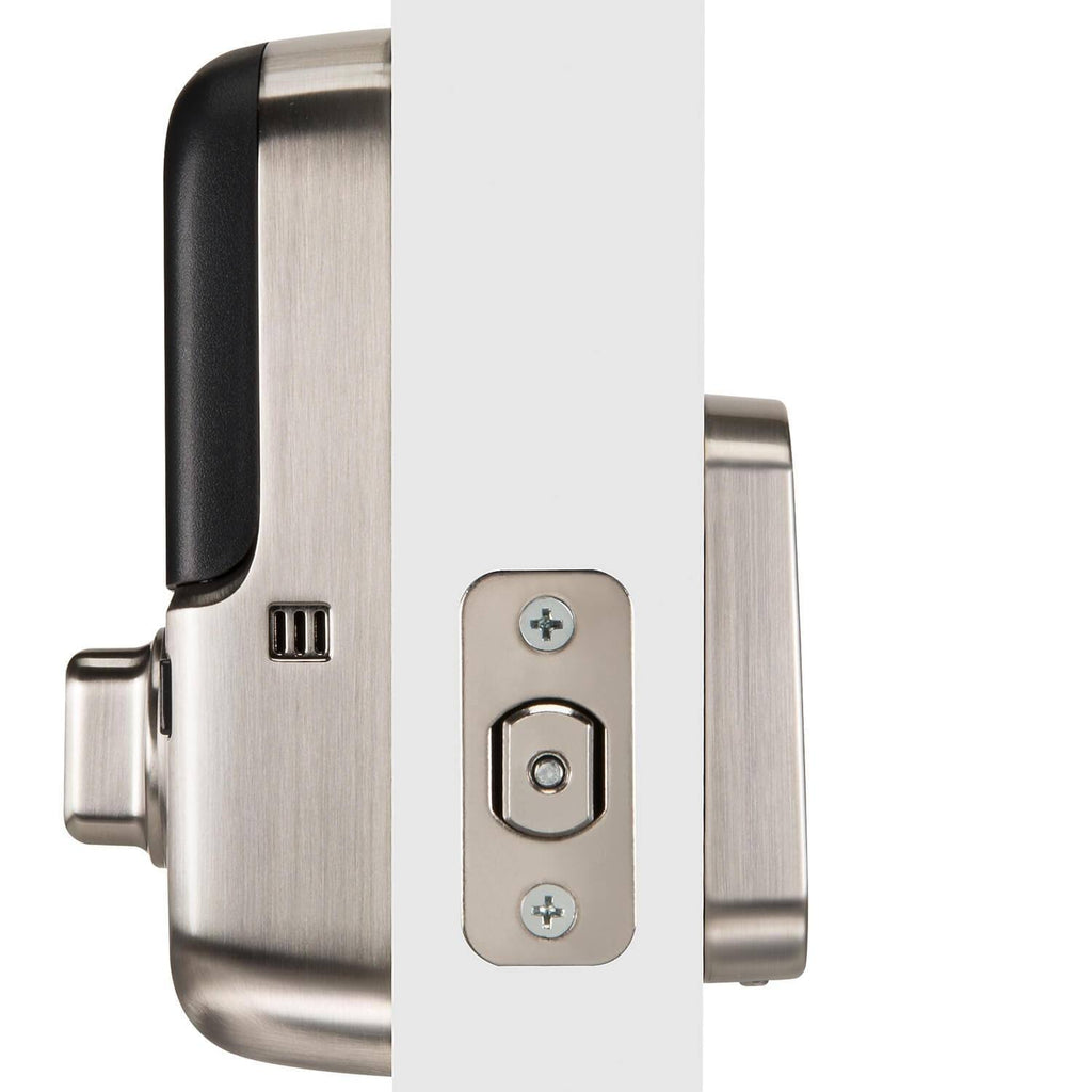 Satin Nickel Key Free Touchscreen Deadbolt E142078
