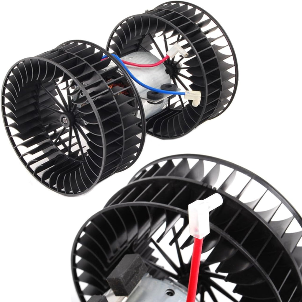 Front Heater Blower Motor with Dual Fan Cage Pack of 2 T2258