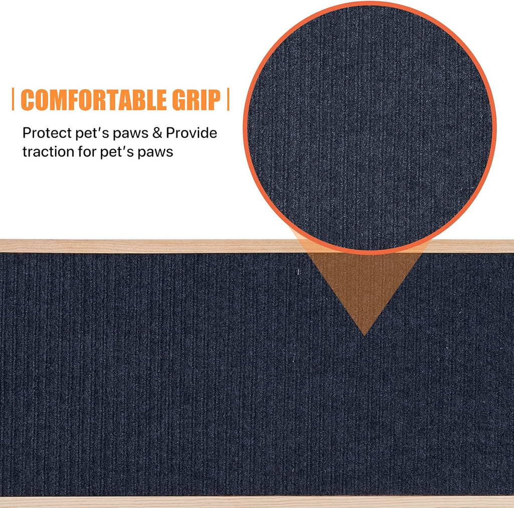 Wooden Adjustable Pet Ramp with Non-Slip Traction Pad, 40 Long B5960