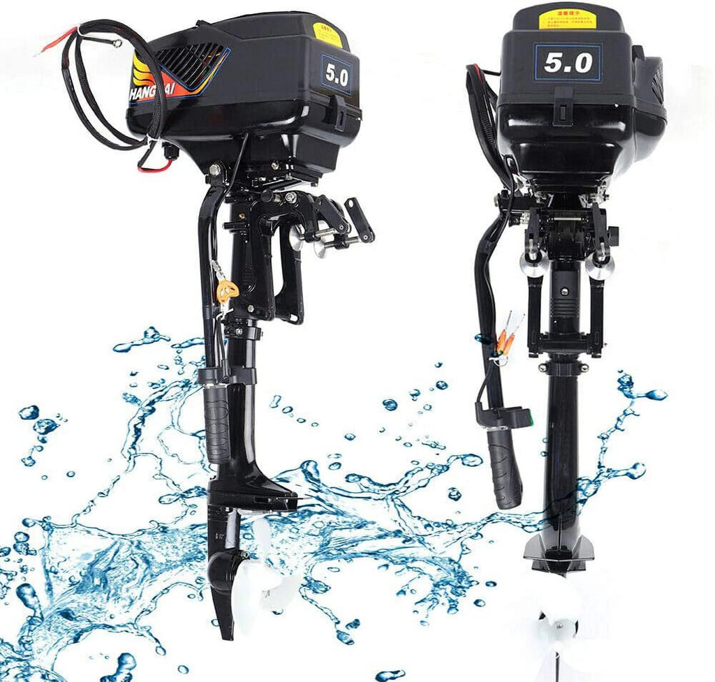 48V Electric Outboard Motor 5.0HP Trolling Engine Short Shaft B512140