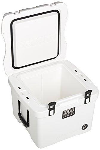 Purple and Yellow 30 Quart Cooler D289829