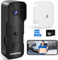 White Wireless WiFi Video Doorbell Camera with Chime I180956