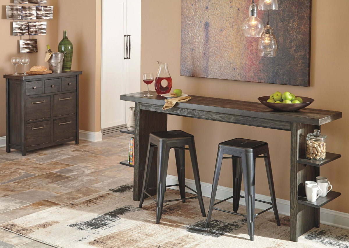 Dark Gray Long Counter Table H41642