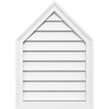 22x22W x 30x22H Peaked Top Surface Mount PVC Gable Vent C118579