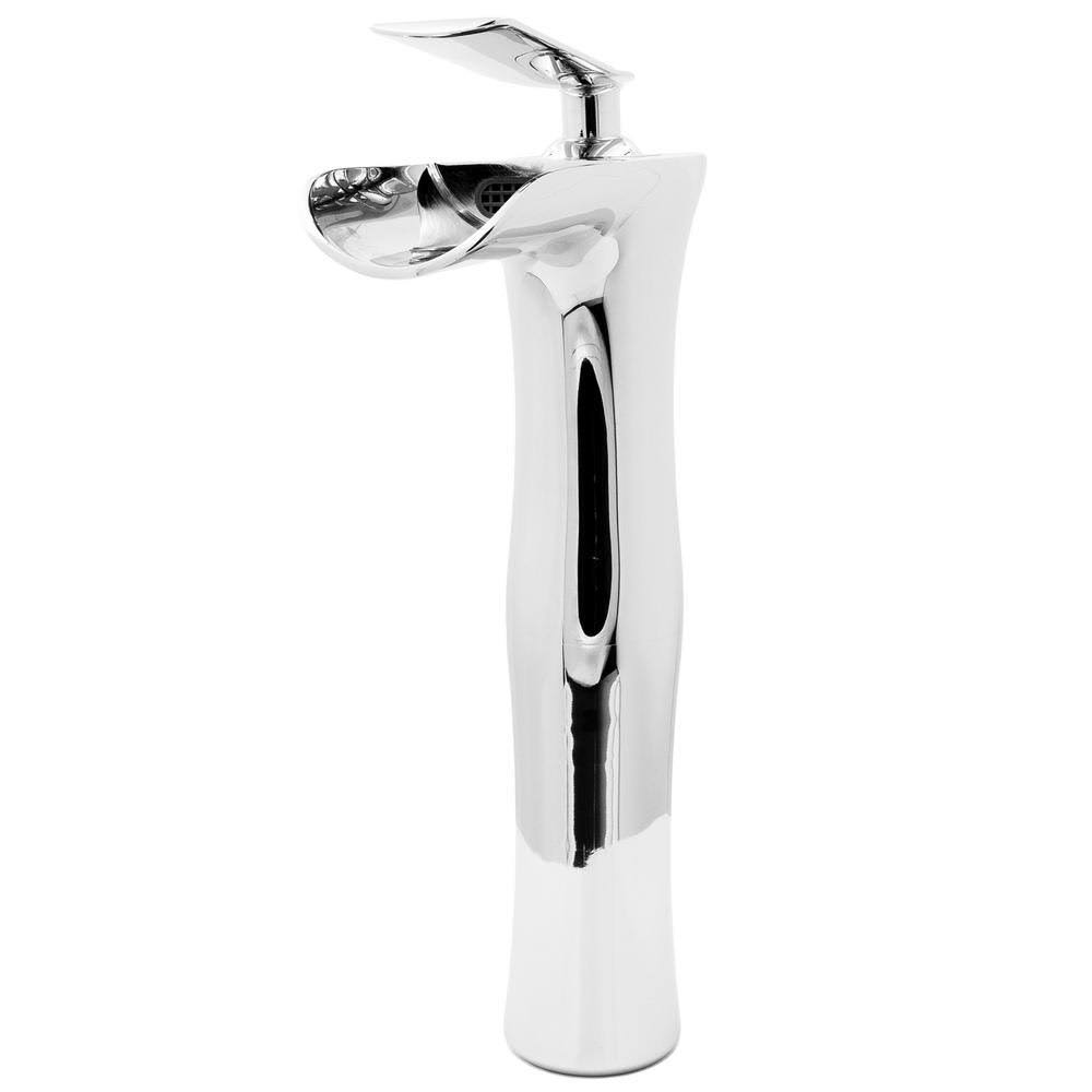 Chrome Single-Hole Single-Handle Bathroom Faucet H701440