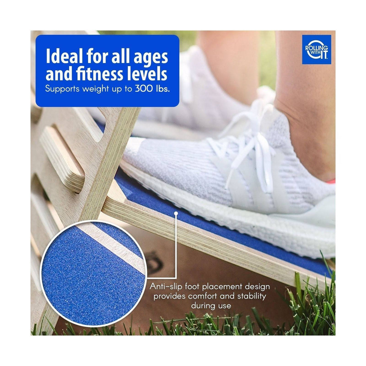 Adjustable Wooden Incline Slant Board J51269