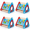 Wooden Baby Toddler Activity Building Box Toy (4 Pack) X572799