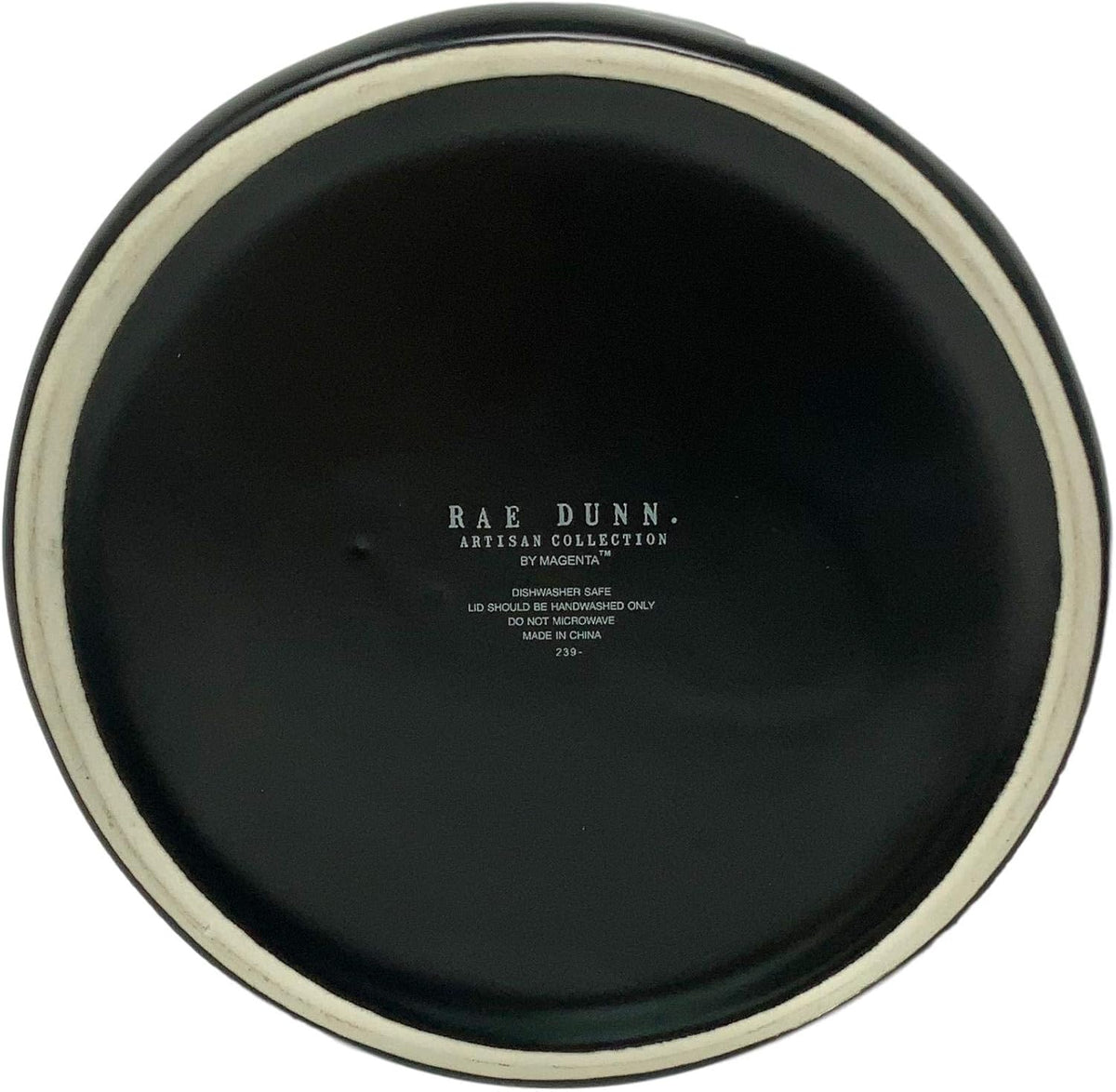 Black Cookie Canister with White Letters, Pack of 2 F561619