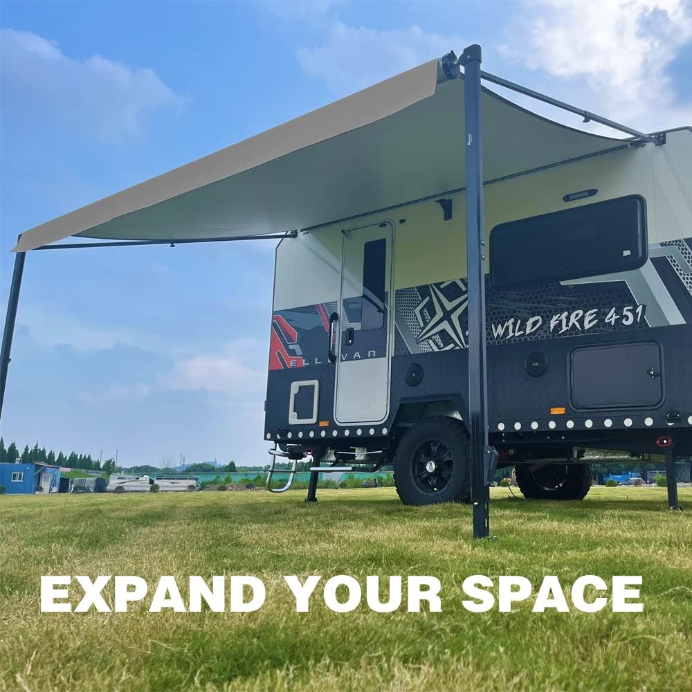 12 Feet Blue Vinyl RV Awning Replacement X598