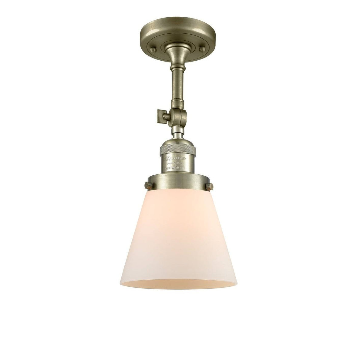 Nickel Semi Flush Mount Light C572455