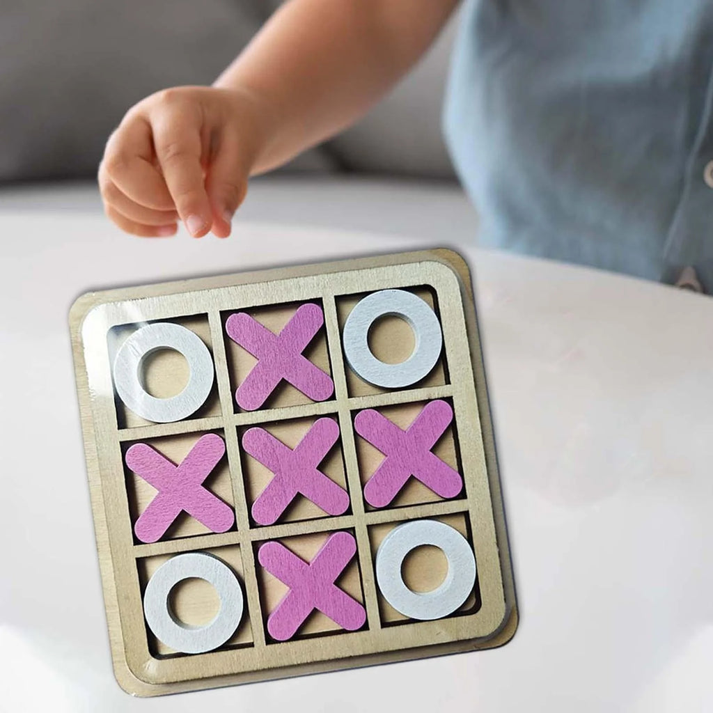 Tic Tac Toe Puzzle Game XO Chess Board Game F966