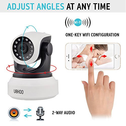 720p WiFi Security Camera with Pan/Tilt and 2-Way Audio Z284