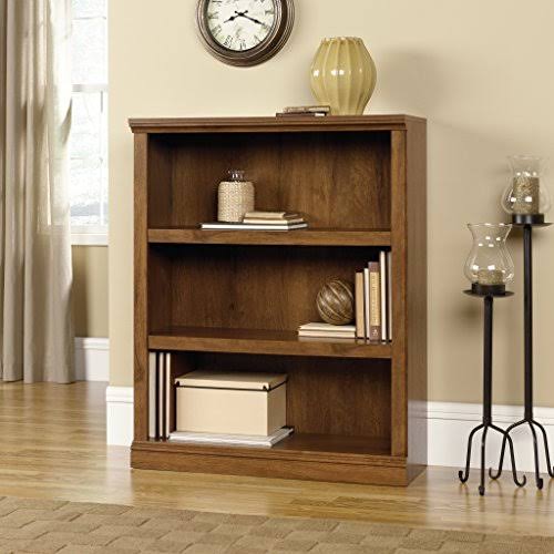 Oiled Oak 3-Shelf Bookcase A608926