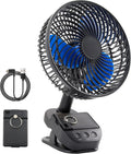 Rechargeable 8" Clip Fan with Power Bank Function, Pack of 2 Y256248