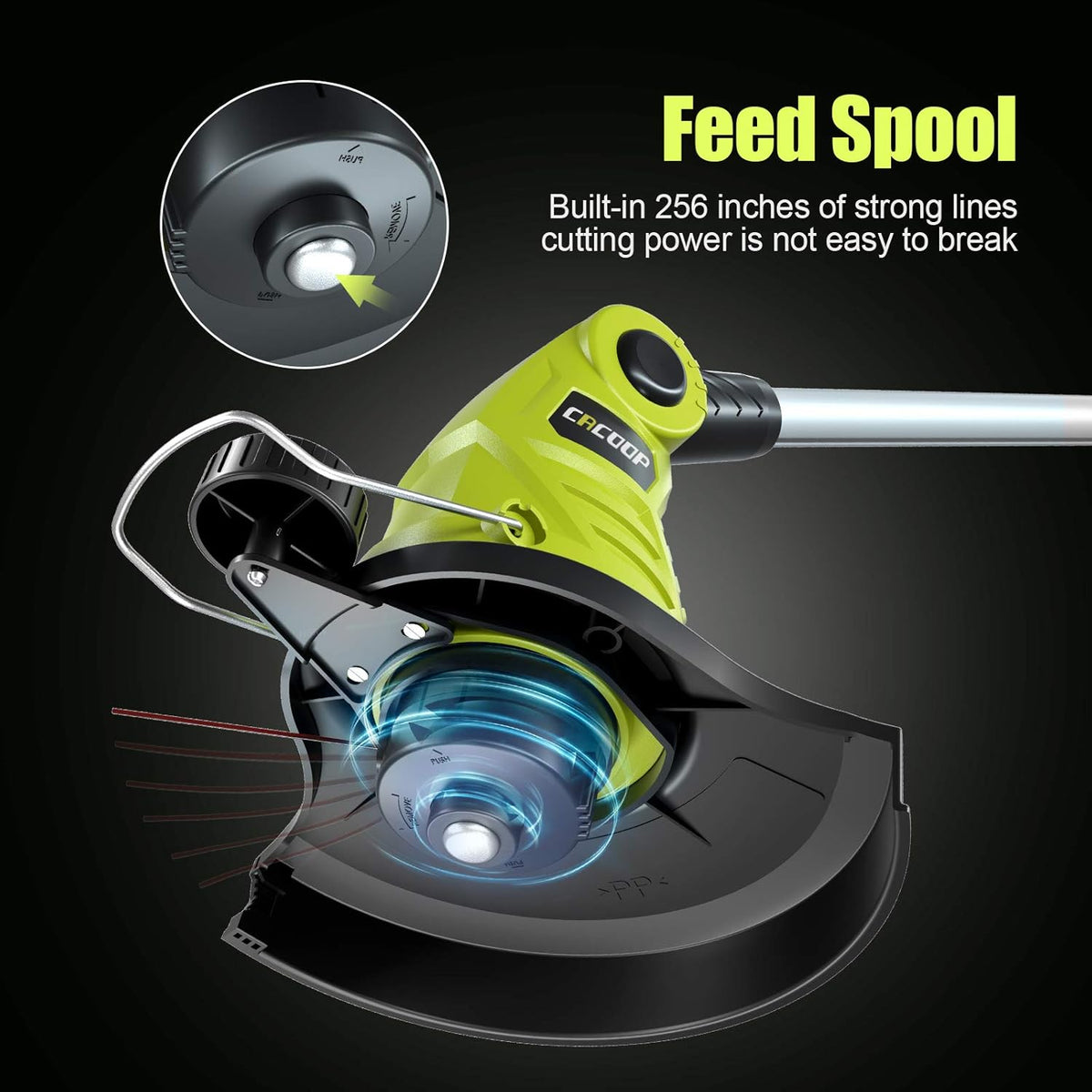 Cordless String Trimmer/Edger with 4.0Ah Battery X182527