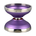 Purple with Silver Rim Bi-Metal Yo-Yo E9638