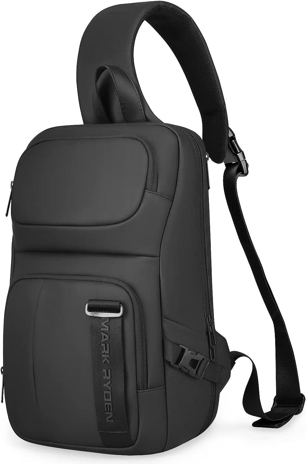 Waterproof Sling Backpack with USB Charging Port and Adjustable Strap M331642