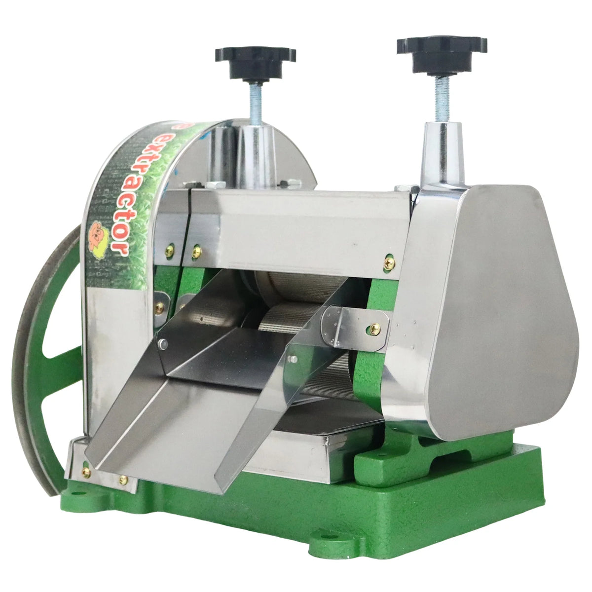 Manual Sugarcane Juice Machine 3 Rollers Sugar Cane Juicer with Handwheel and Two Knives K5240