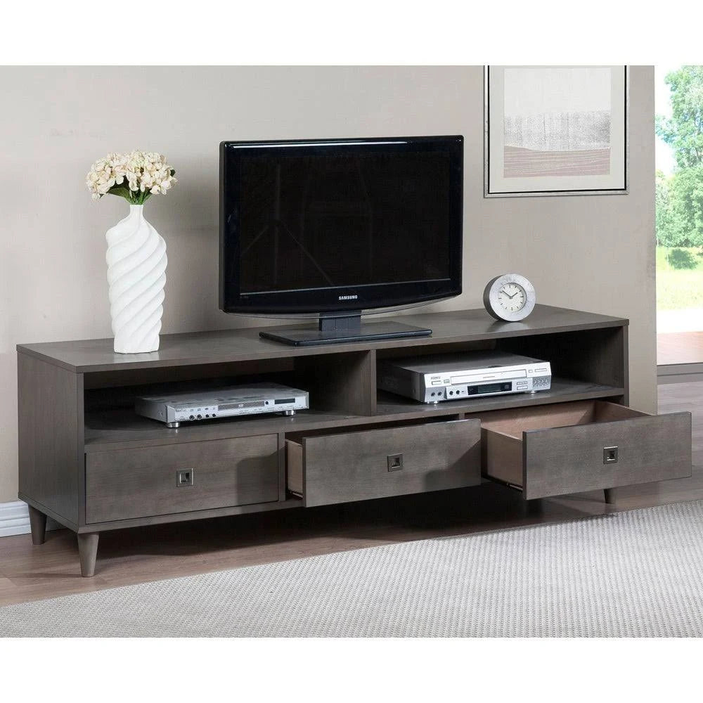 Gray Rubberwood Entertainment Center Y47745