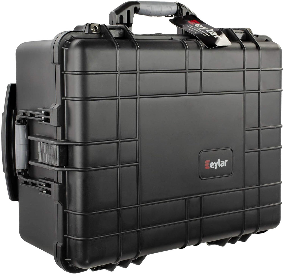 Medium 21 Protective Roller Camera Hard Case Water and Shock Resistant with Foam Black B431
