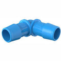 3/4 Barbed Equal 90 Degree Elbow Antimicrobial Natural Kynar T6634
