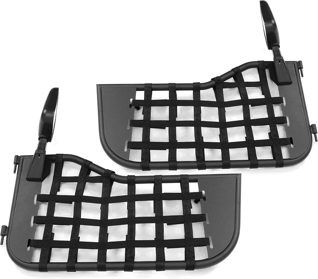 Steel Tubular Trail Door with Side Mirror O97856