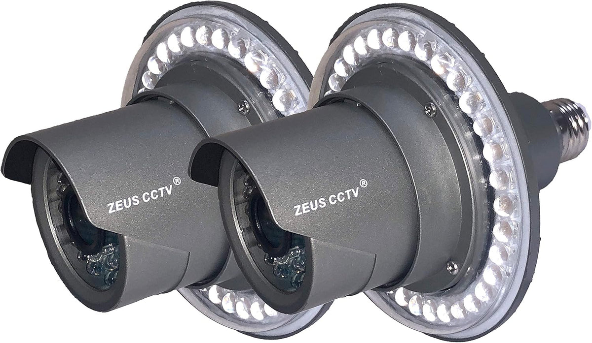 2 Pack 16GB 1080p E26 LED Floodlight Camera X888
