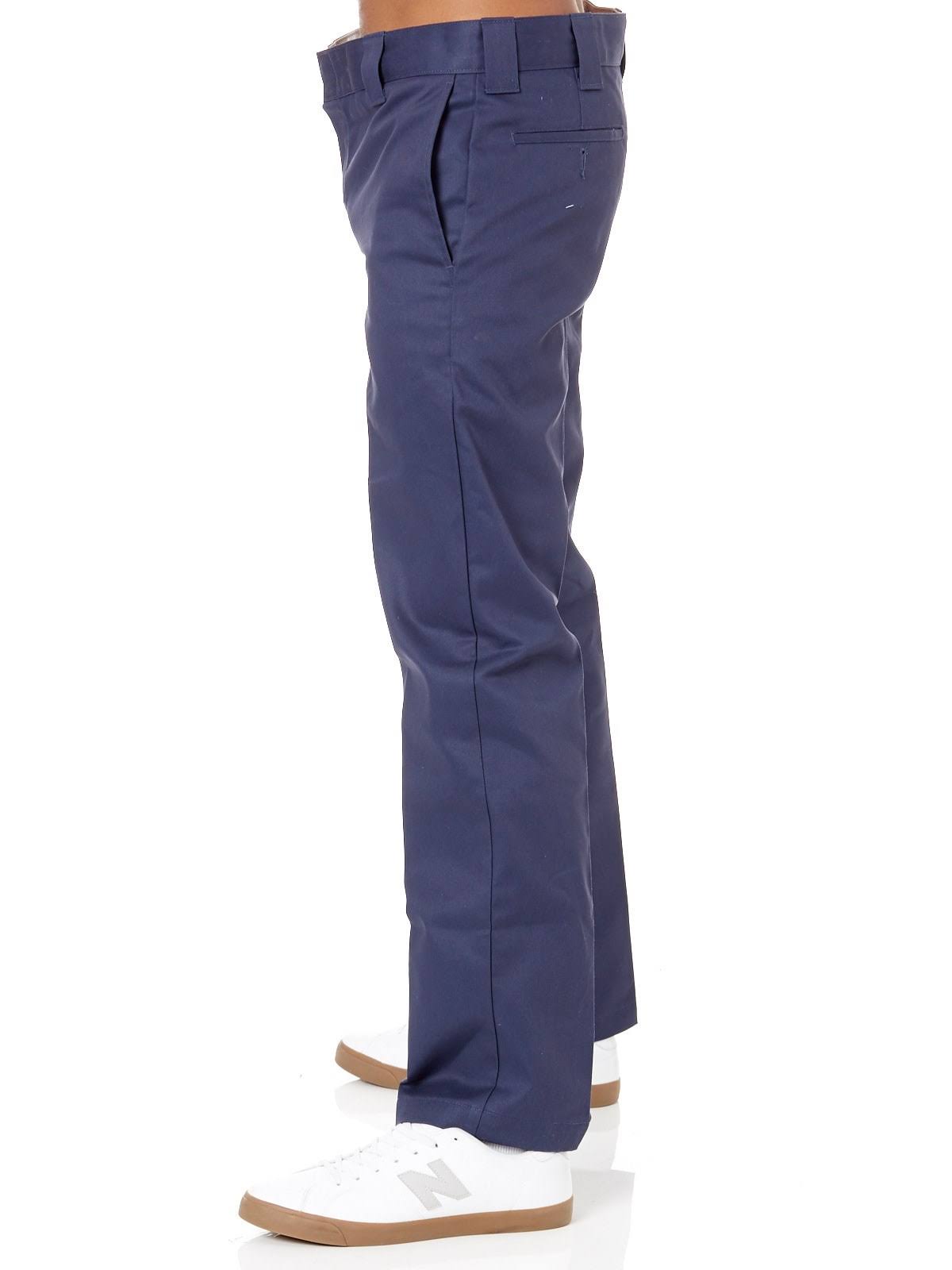 Navy Blue Slim Straight Work Pant F9452