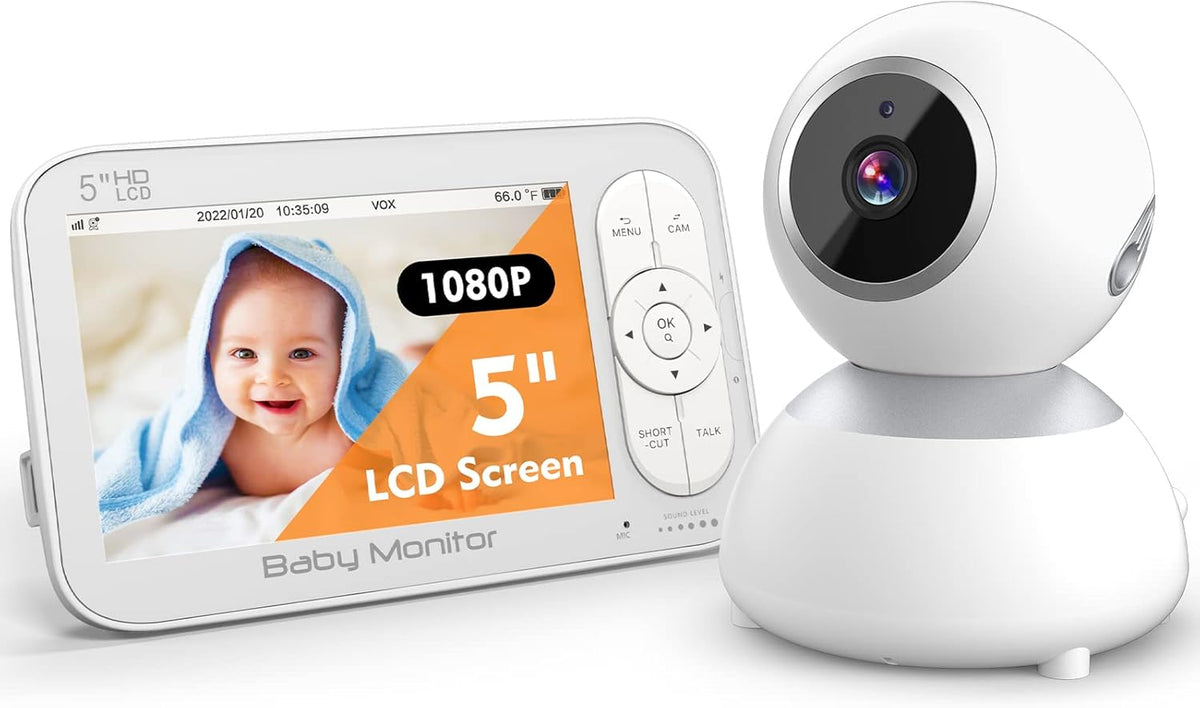 1080P Video Baby Monitor with Camera and Audio A35436