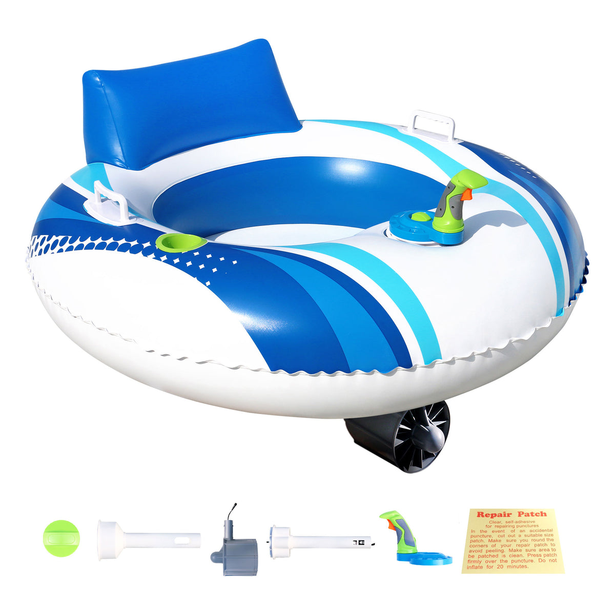 Motorized Battery Powered Inflatable Pool Water Float S532