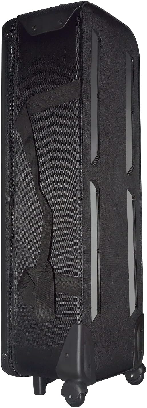 Camera Trolley Case with Straps Padded Compartment and Wheels 44x15x11.8 inches Q941