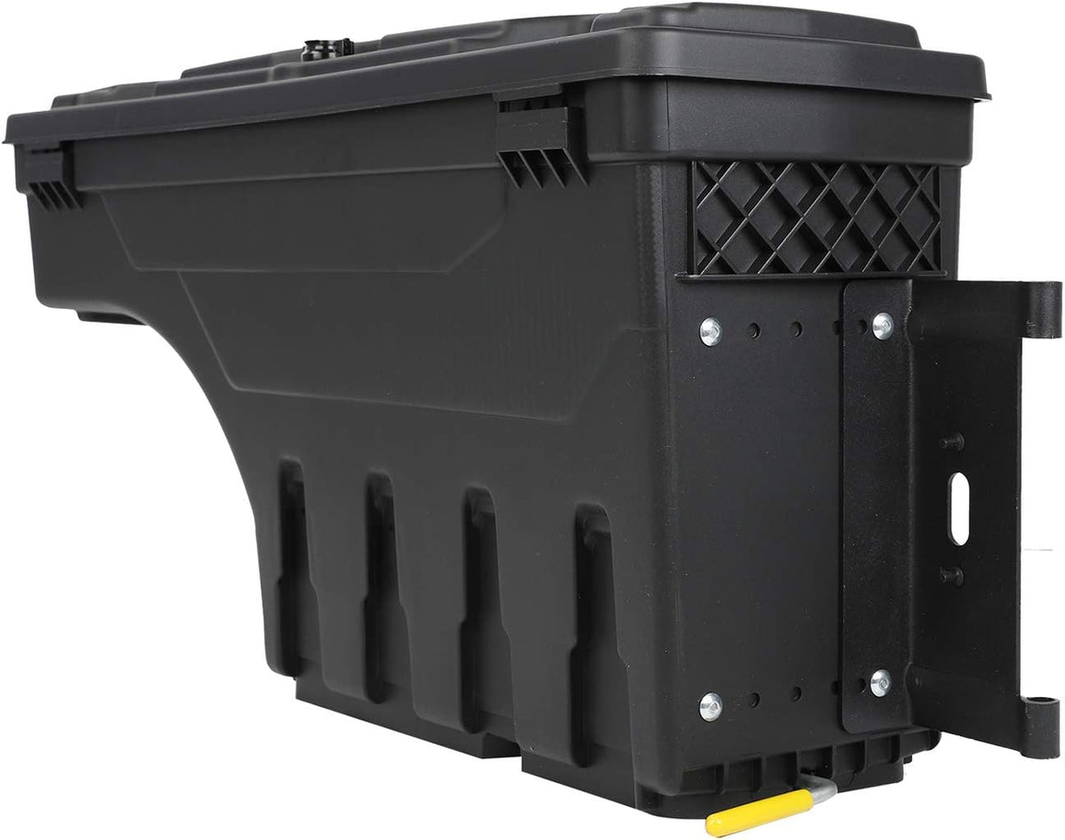 Truck Bed Wheel Well Storage Case Tool Box Black Lockable Storage Box Unit One Pair I3831