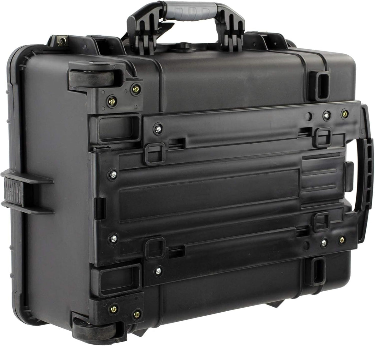 Medium 21 Protective Roller Camera Hard Case Water and Shock Resistant with Foam Black B431