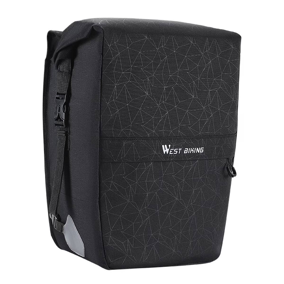 Waterproof Cycling Bike Trunk Bag with Shoulder Straps, 2-in-1 Rear Rack Bag 17L-29L I839
