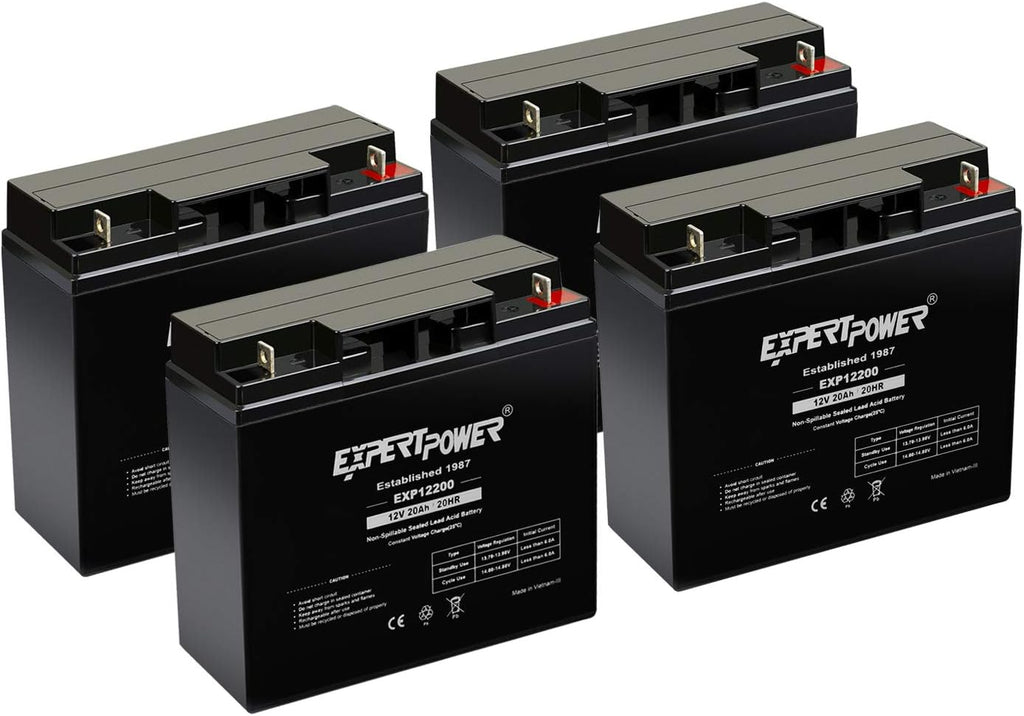 (4 Pack) 12 Volt 20 Ah Rechargeable Battery O661318