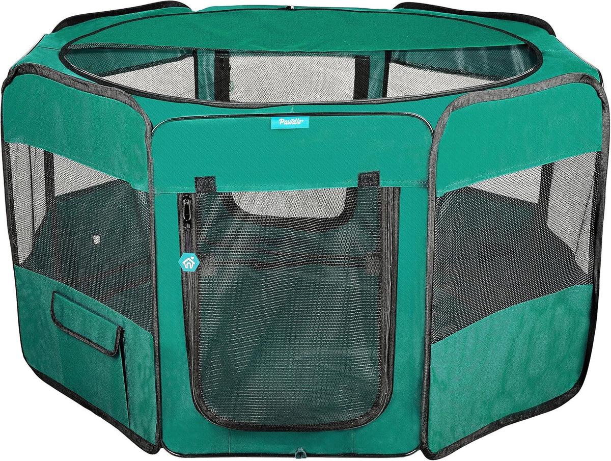 Foldable Travel Pet Playpen Kennel with Carrying Case R229