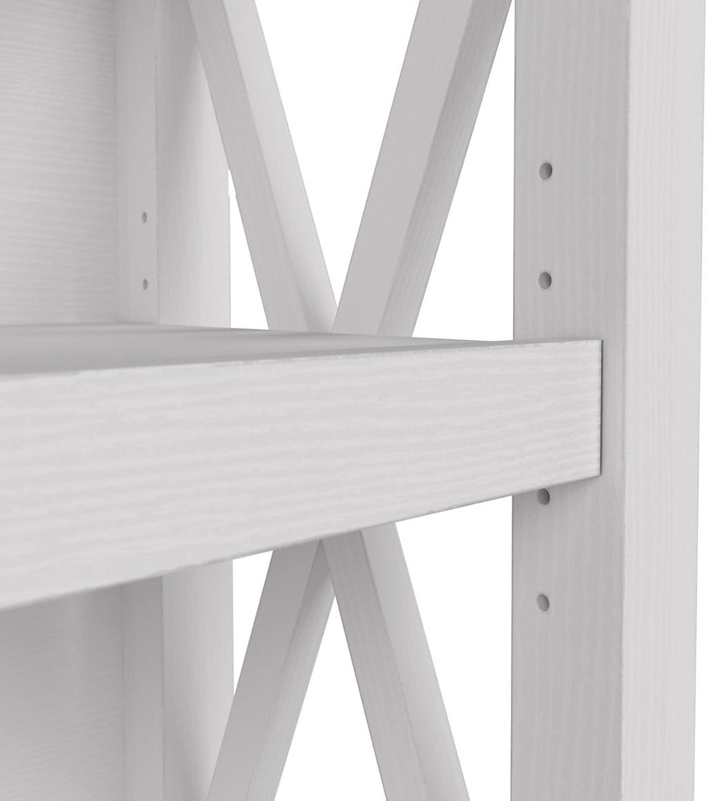 Pure White Oak 2 Shelf Bookcase V52691