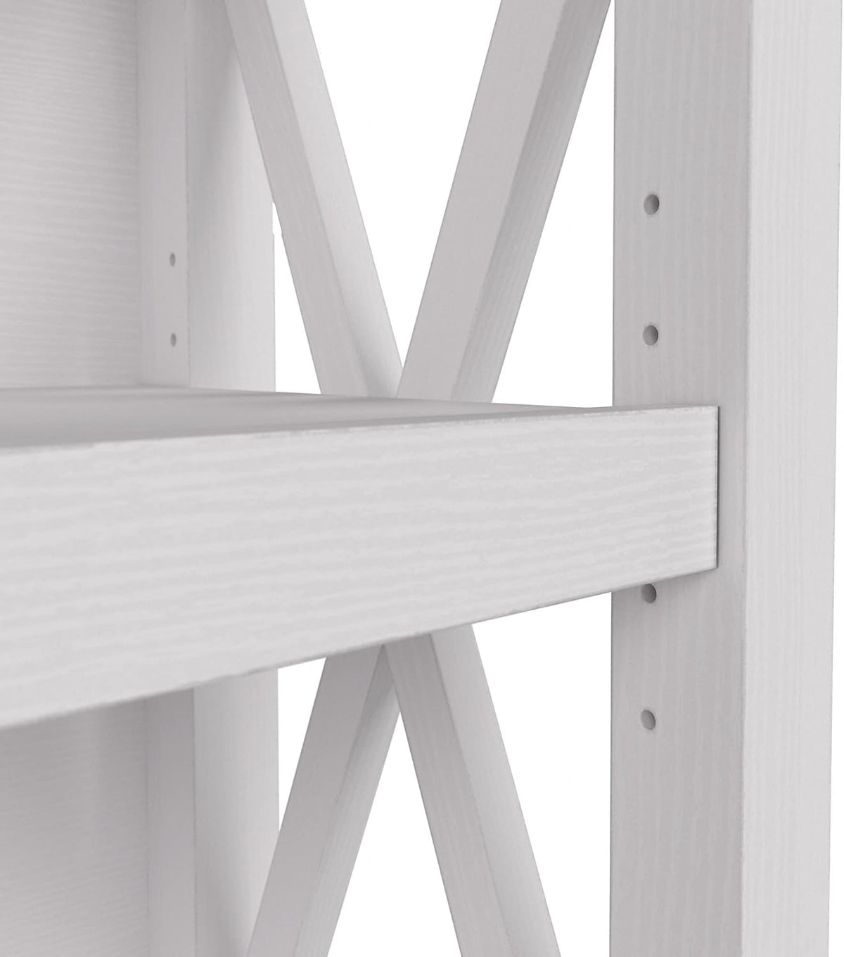 Pure White Oak 2 Shelf Bookcase V52691