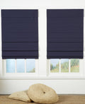 Navy Cordless Roman Shade 56 x 72 in. F96626