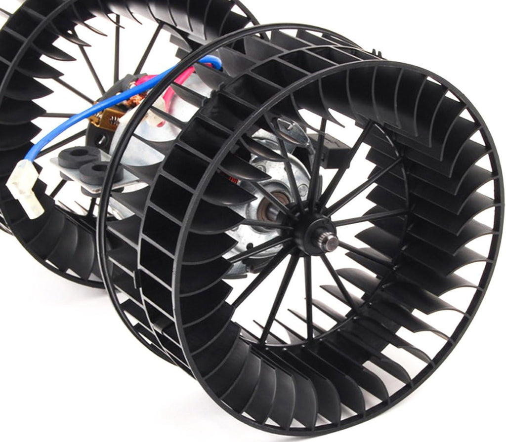Front Heater Blower Motor with Dual Fan Cage Pack of 2 T2258
