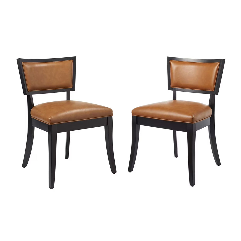 Vegan Leather Dining Chairs - Set of 2 K63811
