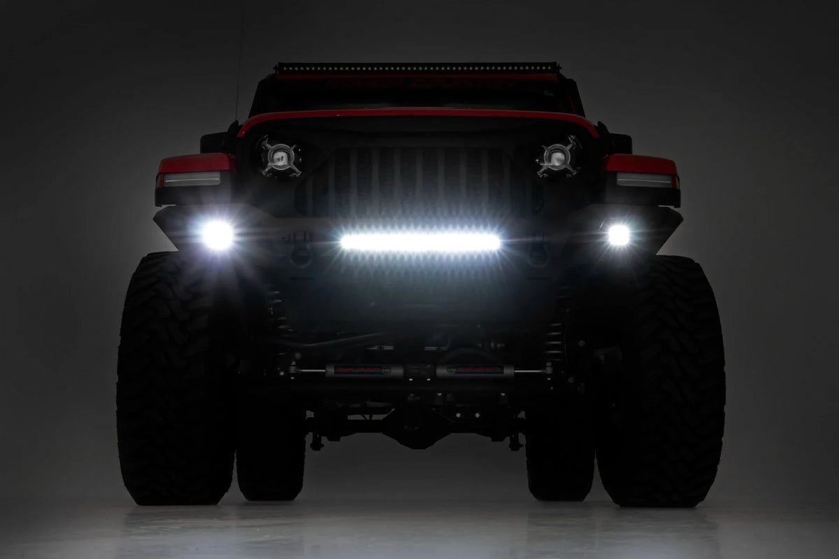 Front LED Bumper for Jeep Gladiator/Wrangler JK/JL D68720