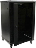 18U Wall Mount Audio Video Rack Cabinet with Glass Door Z959