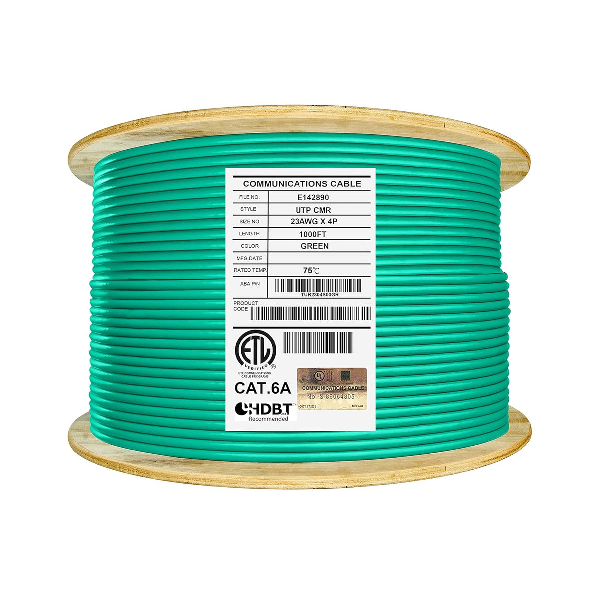 Bulk Ethernet Cable, Black V49511