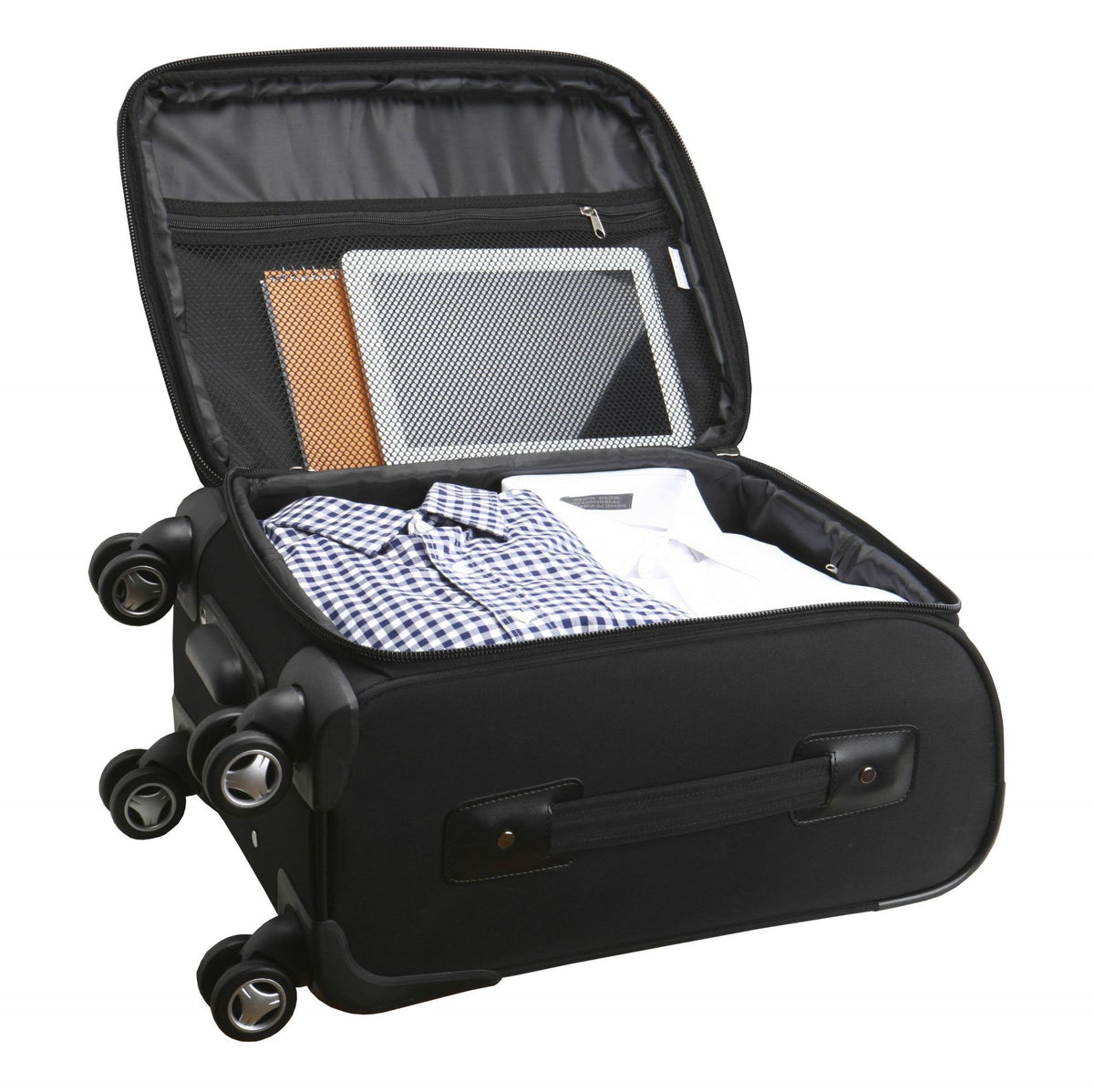 Black 20x22 Spinner Carry-On K3545