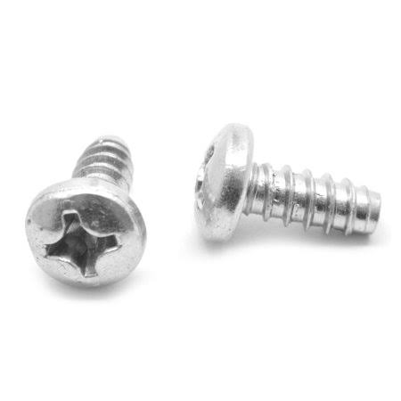 10-16 x 3/4 Sheet Metal Screw Phillips Pan Head Type B Stainless Steel 18-8 Pk 2000 D166