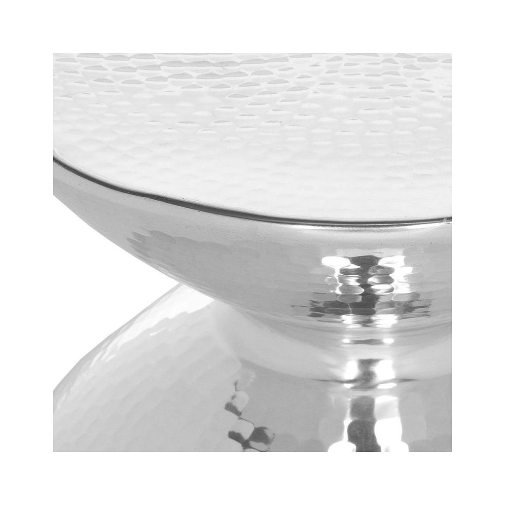 Silver Metal Table Stool Y413970