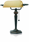 Antique Bronze Desk Task Lamp with Replaceable LED Bulb F291