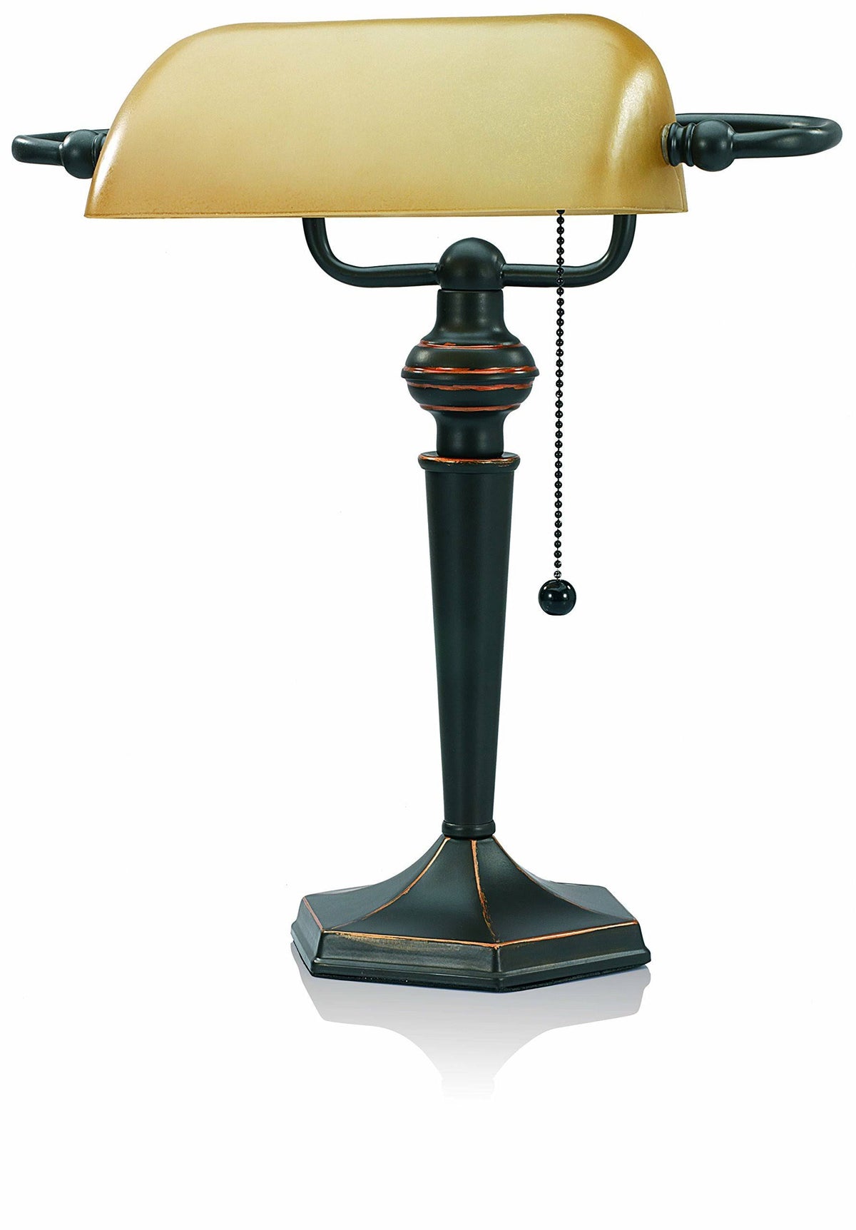 Antique Bronze Desk Task Lamp with Replaceable LED Bulb F291